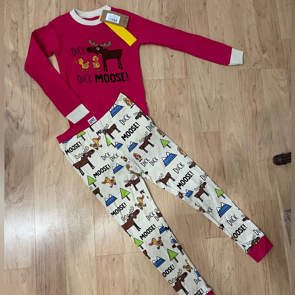 NWT: lazy one kids pajamas size 8